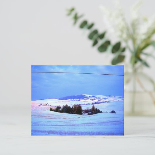 Schneeberge Postkarte (Stehend Vorderseite)