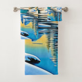 Schneeberge Reflektion Badhandtuch Set (Insitu)