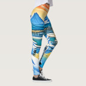 Schneeberge Reflektion Leggings (Rechts)