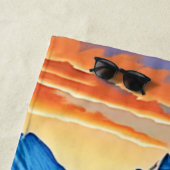 Schneeberge Reflektion Strandtuch (Beispiel)