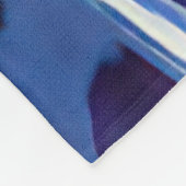 Schneeberge, Winterpanorama Fleecedecke (Ecke)