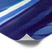 Schneeberge, Winterpanorama Poster (Ecke)