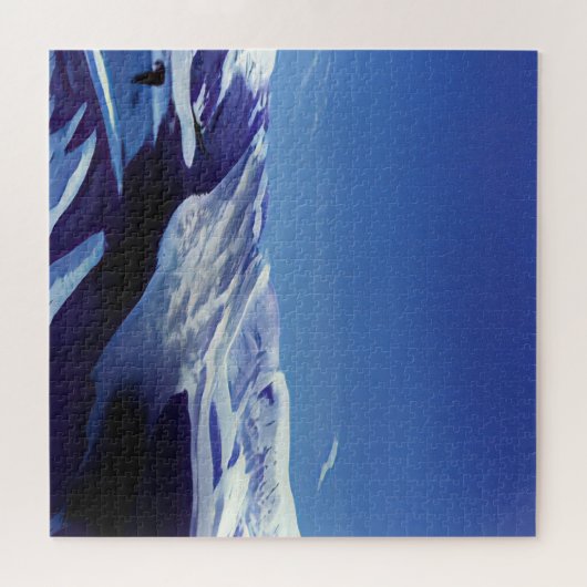 Schneeberge, Winterpanorama Puzzle (Horizontal)