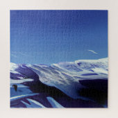 Schneeberge, Winterpanorama Puzzle (Vertikal)