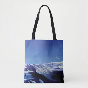 Schneeberge, Winterpanorama Tasche