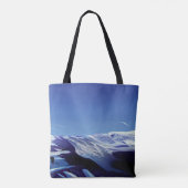Schneeberge, Winterpanorama Tasche (Rückseite)