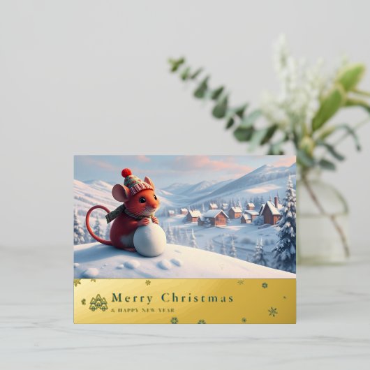 Schneebergmaus - Postkarte V (Stehend vorne)