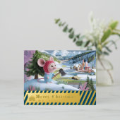 Schneebergmaus, rote Postkarte F (Stehend vorne)