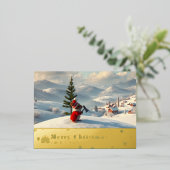 Schneebergmaus, rote Postkarte K (Stehend vorne)