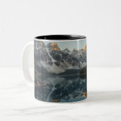 Schneebergsee Landschaftlich Zweifarbige Tasse (Vorderseite Links)