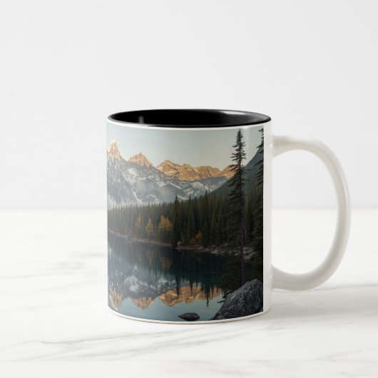 Schneebergsee Landschaftlich Zweifarbige Tasse (Rechts)