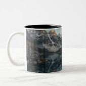 Schneebergsee Landschaftlich Zweifarbige Tasse (Links)