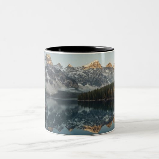 Schneebergsee Landschaftlich Zweifarbige Tasse (Mittel)