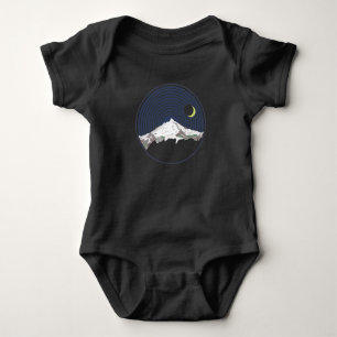 Schneebergspitze nachts baby strampler