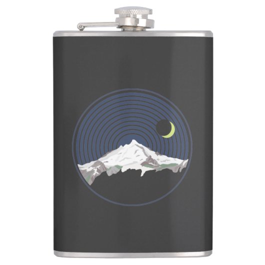 Schneebergspitze nachts flachmann (Vorderseite)