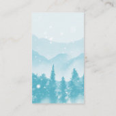 Schneebergsteige Winter Wedding teilen die Liebe Begleitkarte (Rückseite)