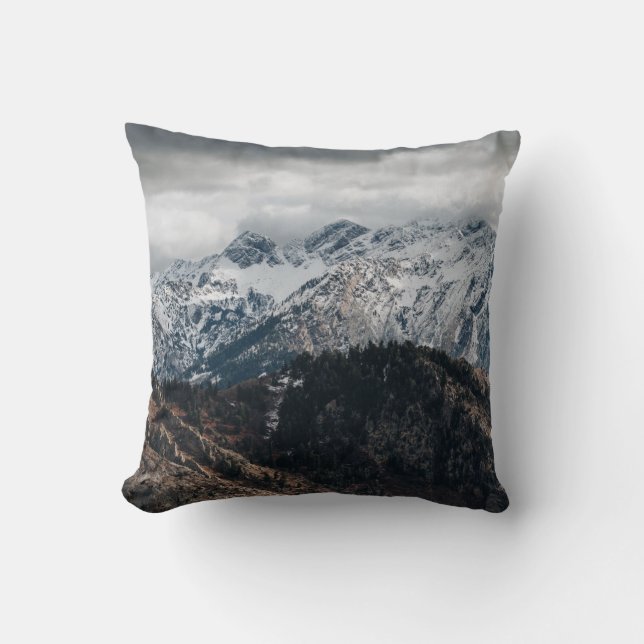 SCHNEEBERGWALLPAPIER KISSEN (Vorderseite)
