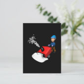 Schneebesen Postkarte (Stehend Vorderseite)