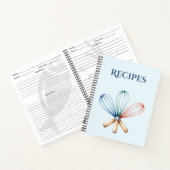 Schneebesen Rezept Notizbuch (Innenseite)