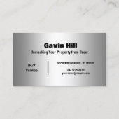 Schneebesen Visitenkarte (Rückseite)