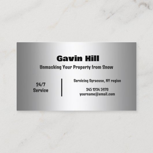 Schneebesen Visitenkarte (Rückseite)