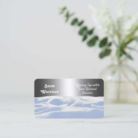 Schneebesen Visitenkarte (Stehend Vorderseite)