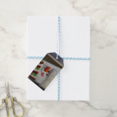 Schneebeutel Geschenkanhänger (Mit Garn)