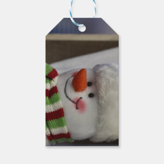 Schneebeutel Geschenkanhänger (Vorderseite)