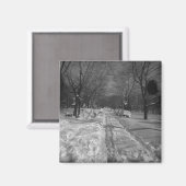 Schneebezirk Magnet (Vorderseite/Rückseite)