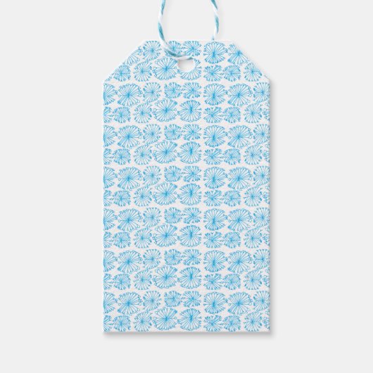 Schneeblatt-Geschenkpapier Geschenkanhänger (Vorderseite)