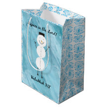 Schneeblatt-Geschenkpapier