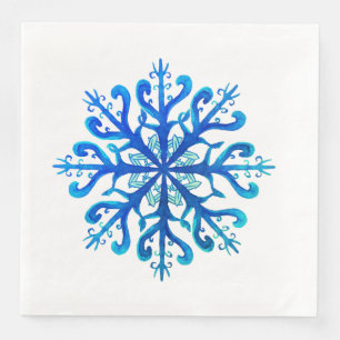 Schneeblatt-Papier-Servietten Serviette