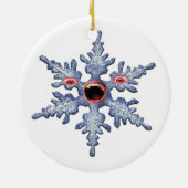 Schneeblöcke Keramikornament (Hinten)