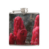 Schneeblocken Flachmann (Vorderseite)