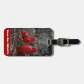 Schneeblocken Gepäckanhänger (Vorderseite horizontal)