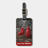 Schneeblocken Gepäckanhänger (Vorderseite vertikal)