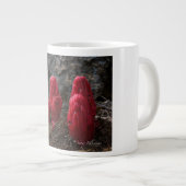 Schneeblocken Jumbo-Tasse (Vorderseite Rechts)