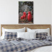 Schneeblocken Leinwanddruck (Insitu (Schlafzimmer))