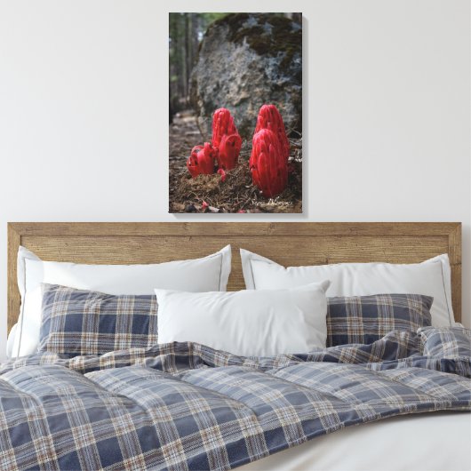 Schneeblocken Leinwanddruck (Insitu (Schlafzimmer))