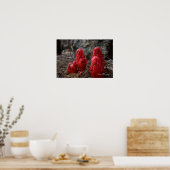 Schneeblocken Poster (Küche)