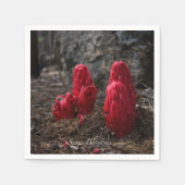 Schneeblocken Serviette (Vorderseite)