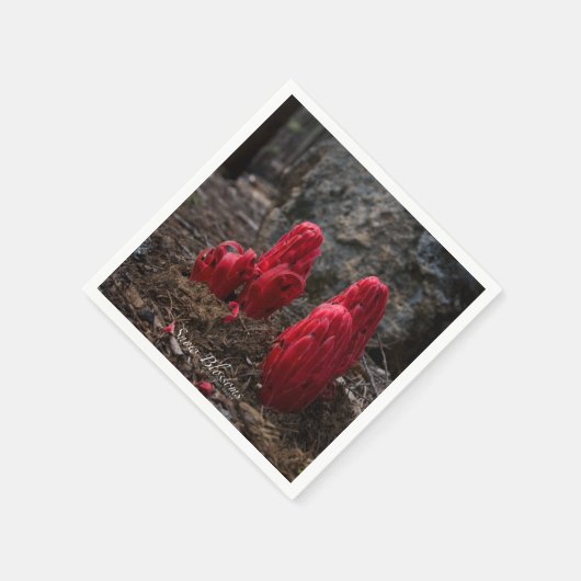 Schneeblocken Serviette (Ecke)