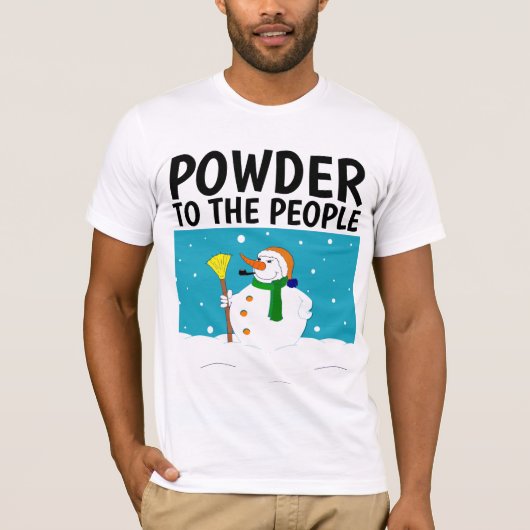 SCHNEEBLOVER-T - Shirt (Vorderseite)