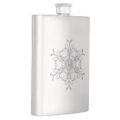 Schneeblume-Flasche Flachmann (Rechts)
