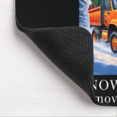 Schneeblumentfernservice Konservatives Weihnachten Mousepad (Ecke)