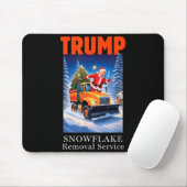 Schneeblumentfernservice Konservatives Weihnachten Mousepad (Mit Mouse)