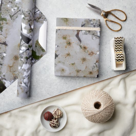 Schneeblüten-Geschenkpapier Geschenkpapier (Kunsthandwerk)