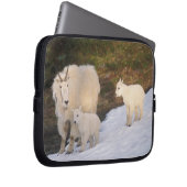 Schneeböcke Laptopschutzhülle (Vorne Rechts)
