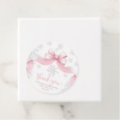 Schneebogen-Baby-Party Geschenkanhänger (Beispiel)