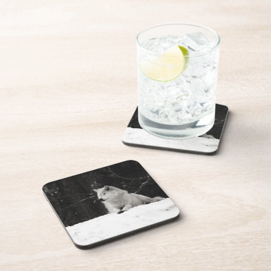 Schneebolf Getränkeuntersetzer (Rechte Seite)